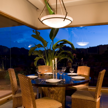 Covered outdoor living area