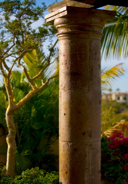 Architectural column detail