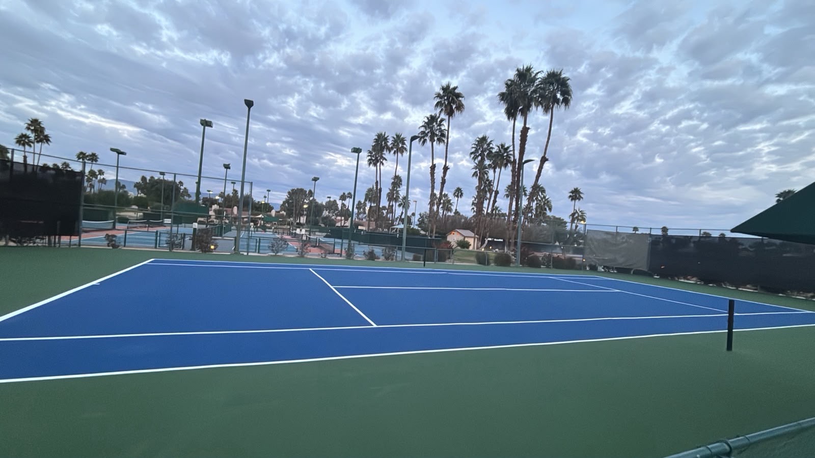 Large outdoor court complex