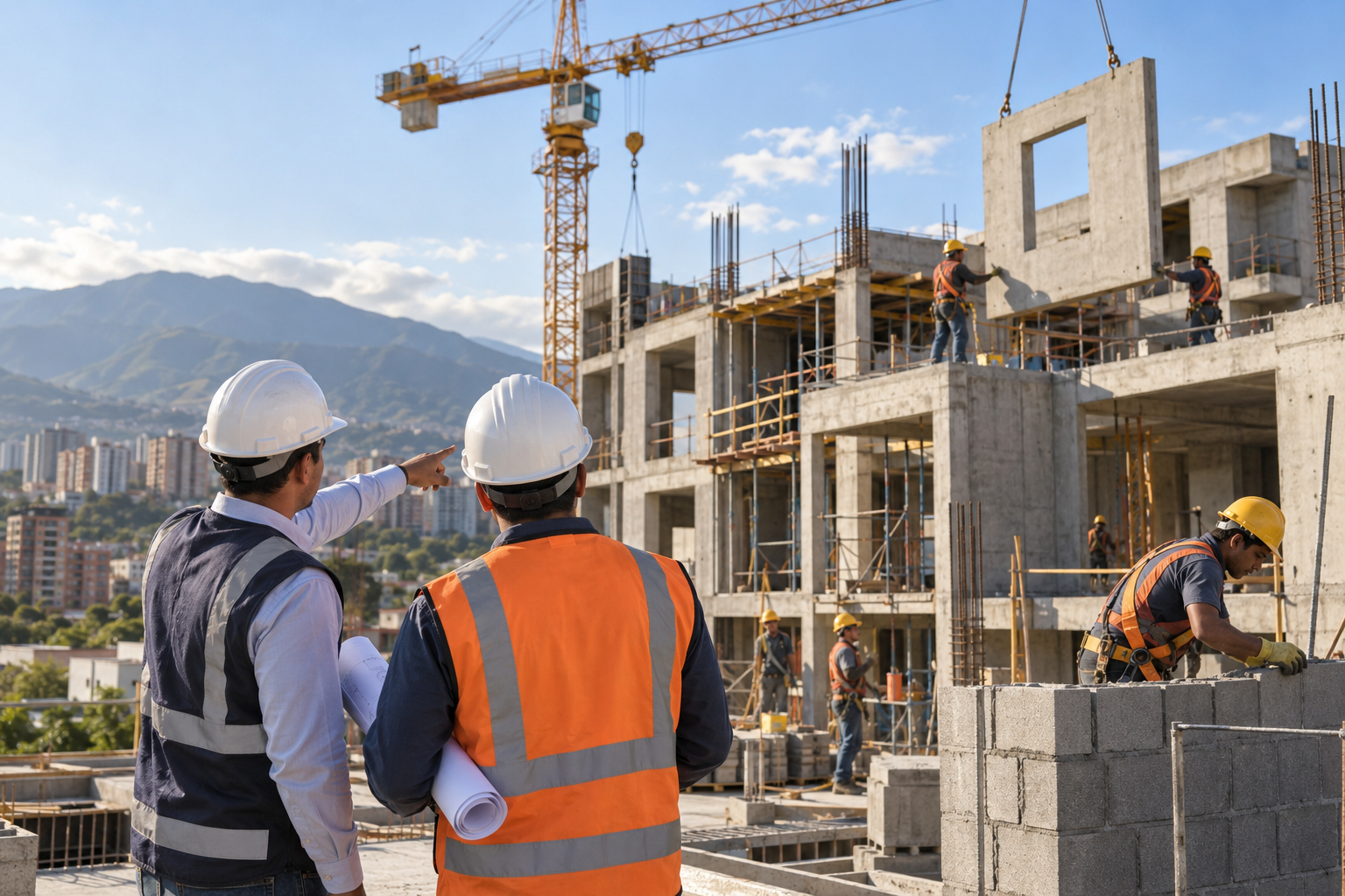 Ejecución profesional de construcción